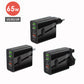 Cargador rápido multipuerto GaN de 65 W