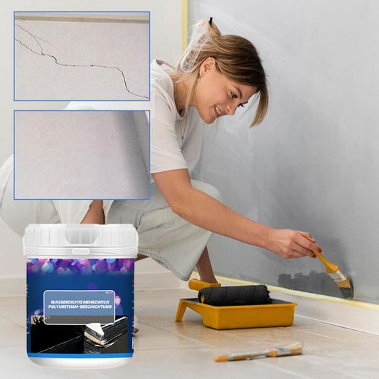 Revestimiento de poliuretano multiusos impermeable,¡Protección duradera, protege cada centímetro de tu espacio! 💧🏡