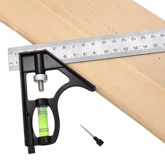 Escuadra angular móvil horizontal para carpintería
