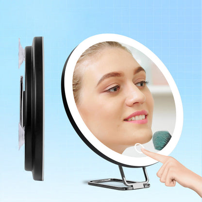 🥳Gran venta 2026🥳💞¡Se han vendido más de 50.000 piezas! ⚡ Especial por tiempo limitado💥Espejo de maquillaje iluminado recargable con aumento