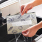 Bolsas de almacenamiento reutilizables con cierre de papel de aluminio