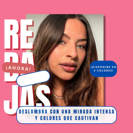 Lente de Contacto Semestrales Desechables de Gran Diámetro para Mujer