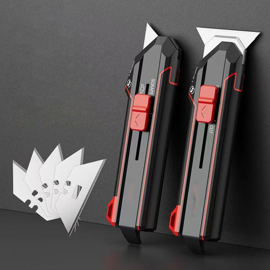 Cuchillo multiusos 2 en 1 para cortar y raspar