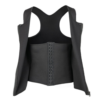 Chaleco Moldeador para Hombre con Cremallera y Entrenador de Cintura