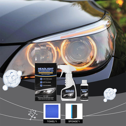 🚘 ¡¡Oferta de Black Friday con 50 % de descuento!!⚡ Líquido de restauración de faros automotrices, restaurador de recubrimiento cristalino mejorado y difuminado