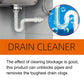 🔥 ¡Último día de la oferta por tiempo limitado con 50 % de descuento! 🔥 Potente agente de dragado de tuberías para tuberías de cocinas y baños: disuelve más de 200 obstrucciones y elimina bacterias