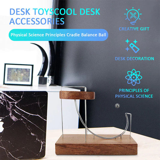 Adorno de máquina de canicas de movimiento perpetuo Kinetic Art