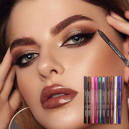🔥 ¡Último día 50% de descuento!🔥 💕10 Bolígrafos de gel delineador de ojos de color