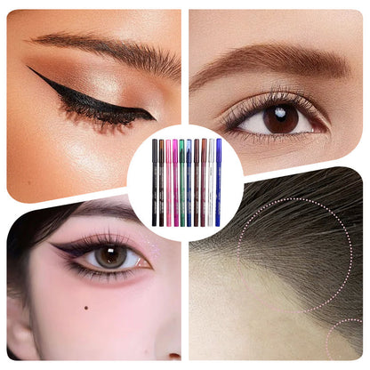 💕10 Bolígrafos de gel delineador de ojos de color