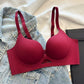 🔥 ¡Último día 50% de descuento!🔥 Sujetador push-up sin costuras ni aros de color liso para mujer con soporte moldeador