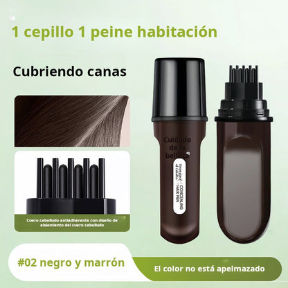 💆‍♀️✨ Lápiz Cubrecanas de Acción Instantánea - Cobertura Natural en 10 Segundos con Fórmula Resistente al Agua para un Look Juvenil 🌟✏️