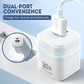 CARGADOR RÁPIDO DE DUAL PORTO DE 35W