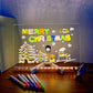 🔥 ¡Último día 50% de descuento! 🎁El regalo perfecto para ellos🎁Pizarra LED con colores🎨