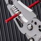 🔧Pinzas Eléctricas Multifunción Plegables con Detector de Voltaje | Pelar, Crimpar y Torcer Cables + Portátiles para Electricistas✨