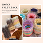 100PCS High Stretch Hair Ties in Jar