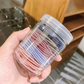100PCS High Stretch Hair Ties in Jar