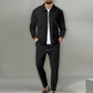 🔥Por tiempo limitado 50% de descuento🔥  Conjunto de 2 piezas para hombre: chaqueta elegante con solapas y pantalones jogger