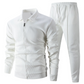 🔥Por tiempo limitado 50% de descuento🔥  Conjunto de 2 piezas para hombre: chaqueta elegante con solapas y pantalones jogger