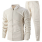 🔥Por tiempo limitado 50% de descuento🔥  Conjunto de 2 piezas para hombre: chaqueta elegante con solapas y pantalones jogger