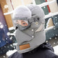 Gorro cálido con banda reflectante de seguridad