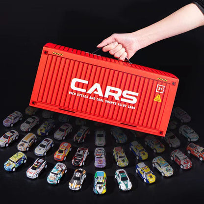 🎅 Promoción de Navidad  50 % DE DESCUENTO 🎁 48 mini coches de juguete con garaje incorporado