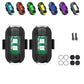🔦 Luz estroboscópica inalámbrica recargable con sensor de vibración: baliza de seguridad LED de 7 colores para automóviles, bicicletas, motocicletas y uso al aire libre 🚴‍♂️🚗✨