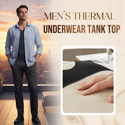 Camiseta sin mangas con ropa interior térmica para hombre