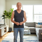 Camiseta sin mangas con ropa interior térmica para hombre