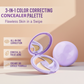 Compra 2 y obtén $10 de descuento🔥  Paleta de correctores correctores de color 3 en 1🎨