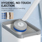 Escobilla de baño desechable de pared con 6 cabezales de recambio