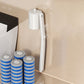 Escobilla de baño desechable de pared con 6 cabezales de recambio