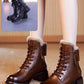 🔥Tiempo limitado 50% de descuento🔥  Botas vintage de estilo militar británico.
