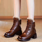 🔥Tiempo limitado 50% de descuento🔥  Botas vintage de estilo militar británico.