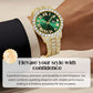 🔥Tiempo limitado 50% de descuento🔥  Reloj de cuarzo con diamantes de imitación de moda para hombre