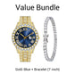 🔥Tiempo limitado 50% de descuento🔥  Reloj de cuarzo con diamantes de imitación de moda para hombre