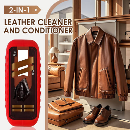 🔥 ¡50% DE DESCUENTO! 🔥🧴✨ Limpiador y Acondicionador de Cuero 2 en 1 – limpia, protege y devuelve el brillo en un solo paso 🛋️🚗💎