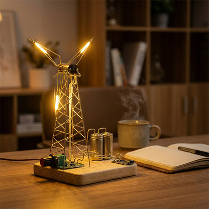 🔥【1° Más Vendido】🔥 Decoración monótona/falta hobby/luz agresiva? Kit lámpara molino cobre DIY, solo 35 unidades⚡️