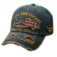Gorra de béisbol desgastada del 250 aniversario