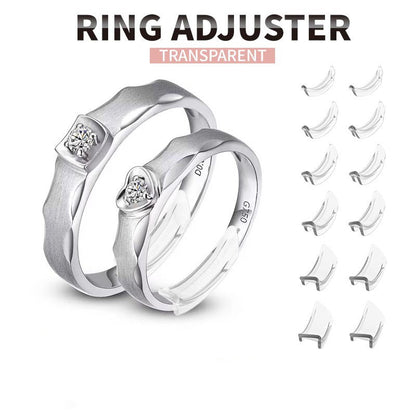 🥳Gran venta 2026🥳💞¡Se han vendido más de 50.000 piezas! ⚡ 🧴50% de descuento!Ajustador de Tamaño Invisible para Anillos Flojos