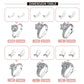 🥳Gran venta 2026🥳💞¡Se han vendido más de 50.000 piezas! ⚡ 🧴50% de descuento!Ajustador de Tamaño Invisible para Anillos Flojos