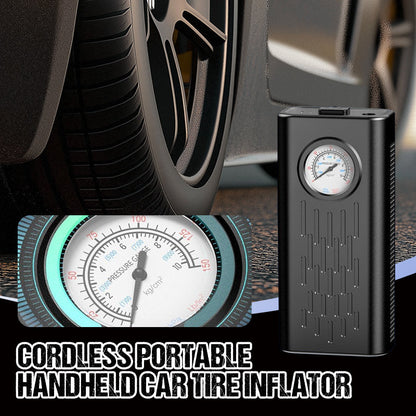 🔥Por tiempo limitado 50% de descuento🔥  Inflador de neumáticos de coche portátil inalámbrico