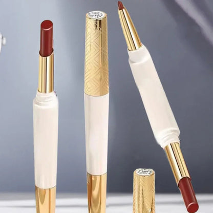 🔥 ¡Último día 50% de descuento!🔥  Lápiz labial y delineador de labios 2 en 1 resistente al agua