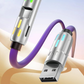 ⚡ ¡AHORA CON UN 50 % DE DESCUENTO!🌈 Cable universal RGB 4 en 1 de carga rápida – 240 W PD y silicona líquida – Cable de datos resistente de 480 Mbps 🔌