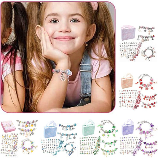 DIY Pulsera de cristal de malla-Regalos especiales para niños 50% DESCUENTO