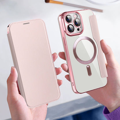 Funda de piel sintética para iPhone