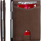 Mejor Regalo-Elegante cartera de cuero antirrobo para hombre de negocios