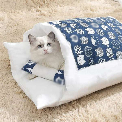 Casa de Invierno para Gatos Pequeña Cama para Mascotas