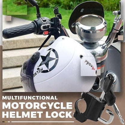 Cerradura de seguridad multifuncional para casco de motocicleta