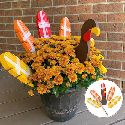 🐔Decoración otoñal Pavo de Acción de Gracias