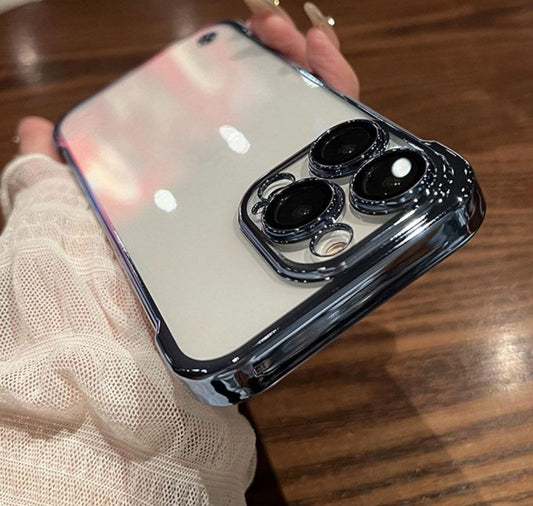 Funda de carga magnética, transparente, sin marco y ultrafina Funda para iPhone